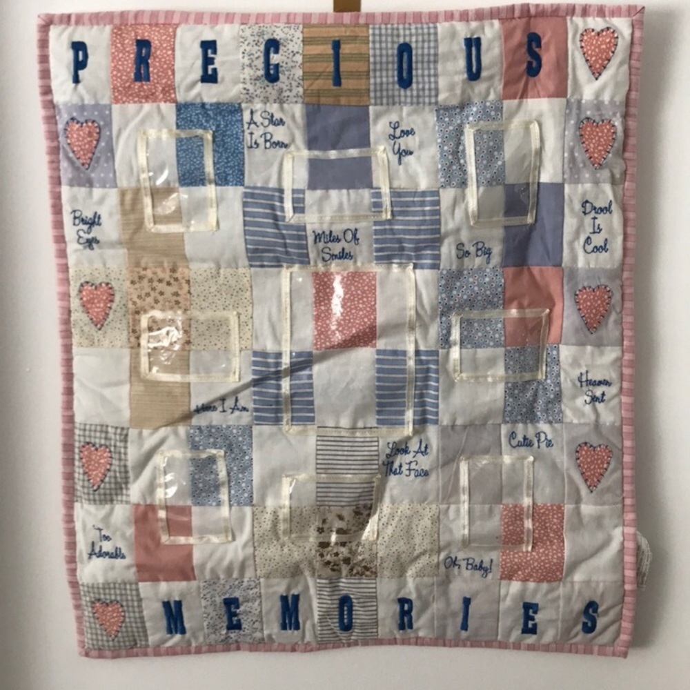 Baby keepsakes Quilt Wall Hanging